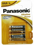 Panasonic Bateria Alkaliczna AAA LR3, 4 SZT.