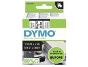 DYMO ETYKIETA D1 9mmx7m CZARNY/BIAŁY S0720680