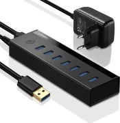 Ugreen HUB USB 7x USB-A 3.0 z zasilaczem UGR1104GRY