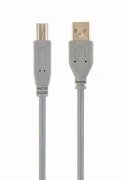Gembird AM-BM kabel USB 2.0 1.8M szary Niklowane końce