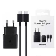 Ładowarka sieciowa 15W EP-T1510 + kabel USB C - USB C